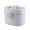 Purple, variant on Portable Milk Powder Dispenser for Travel - Formula To Go Storage Container with Stackable Pots | On-the-Go Baby Formula Organizer - White
