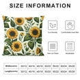 thumbnail image 5 of Leisuo  Home Sweet Home Sunflower Yellow Throw Pillow Covers, Summer Seasonal Decorations for Home, 5 of 5