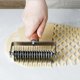 thumbnail image 2 of SZTXJ Stainless Steel Dough Lattice Top Cookie Pie Pizza Bread Pastry Crust Roller Cutter, Wooden Handle 13X20X5cm, 2 of 4