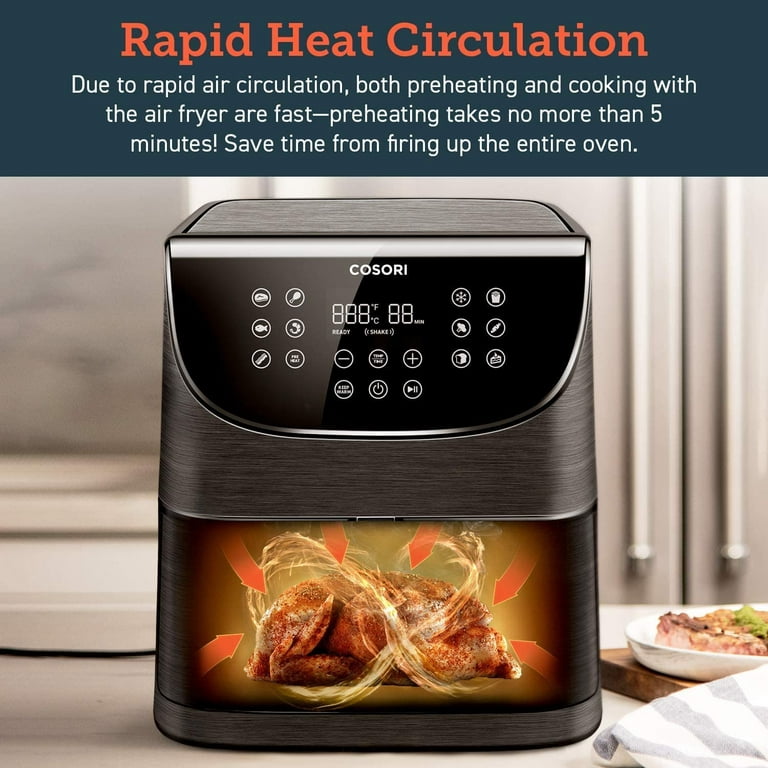 COSORI Air Fryer (100 Recipes Book) 1500W Electric Hot Oven