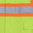 thumbnail image 5 of Pioneer Heavy-Duty Waterproof High Visibility Long Coat, Liberal Fit with Full Back Vent, Yellow/Green, L, V1081460-L, 5 of 7
