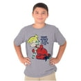 thumbnail image 5 of Christmas Member of Naughty List Crewneck T Shirts Boy Girl Teen Brisco Brands L, 5 of 6