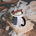 thumbnail image 5 of 3dRose, Detail of the head and eye of a Common zebra, 15oz Two-Tone Black Mug, 5 of 7