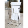 thumbnail image 2 of Kingston Brass  Pedestal Chrome Iron Towel Rack - silver, 2 of 3