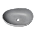 thumbnail image 4 of ALFI brand ABCO23O 23" Solid Concrete Wavy Oval Above Mount Vessel Sink, 4 of 5