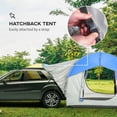 thumbnail image 6 of Resenkos 2000mm Waterproof SUV Tent, Car Tent 3 Doors & Mesh Window, for 5-6 Person Camping, Travel, Gray, 6 of 7