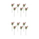 thumbnail image 2 of Rama de flor falsa Yuarrent 6 piezas Rosa roja, 2 of 6
