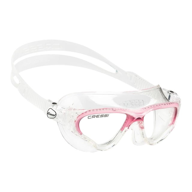 Goggle Cressi Cobra Adulto Claro/Rosa Lente Claro