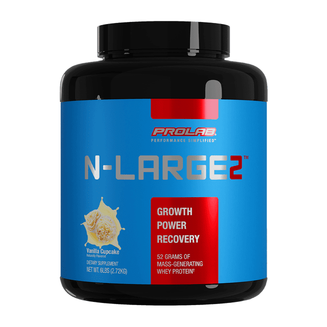 Prolab Nutrition NLarge2 Mass Gainer Protein Supplement (Vanilla