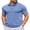 Blue, variant on COOFANDY Men' Collared Shirts Short Sleeve Casual Polo T Shirt Summer Golf Shirts Classic Stylish Tees