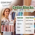 thumbnail image 2 of Cedar Space para ambientador de armario, 80 unidades, de Cedar Blocks, 2 of 9