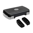thumbnail image 2 of koolsoo Aerobic Stepper Adjustable Workout Stepper for Gym Strength Fitness Training Gray Black, 2 of 9
