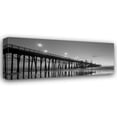 thumbnail image 1 of Lee Peterson 32x15 Gallery Wrapped Canvas Wall Art Titled - Pier Night Panorama II, 1 of 4