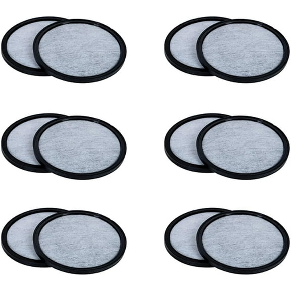 GoldTone Premium Replacement Charcoal Water Filter Disks for Mr. Coffee Machines - 12 Pack