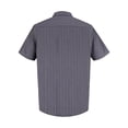 thumbnail image 2 of Red Kap® Men's Short Sleeve Industrial Stripe Work Shirt, 2 of 4