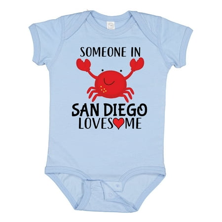 

Inktastic Someone in San Diego Loves Me Gift Gift Baby Boy or Baby Girl Bodysuit