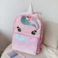 thumbnail image 5 of Bolso Linda mochila escolar de dibujos animados mujeres niños niñas lentejuelas hombro cremallera mochila escolar, 5 of 5