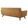 thumbnail image 2 of Modway Engage Performance Velvet Sofa in Cognac, 2 of 8