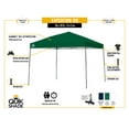 thumbnail image 5 of Quik Shade 10' X 10' Expedition 100 Square Feet Of Shade Straight Leg Base Outdoor Pop-Up Canopy, Midnight Blue, 5 of 9