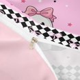 thumbnail image 4 of Homewish Cartoon Bow Ghost Cat Twin Duvet Cover for Kids, Sugar Halloween Pumpkin Twin Bedding, Pink Reversible, 2pcs, 1 Duvet Cover and 1 Pillowcase, 4 of 6