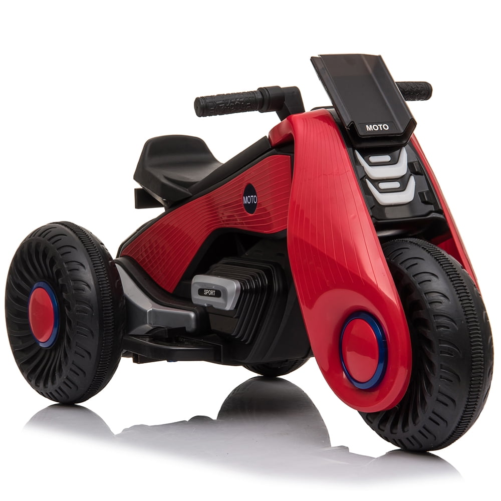 Lowestbest 6V Kids Ride On Toys, Double Drive Motorcycle for Kids with Battery Powered, 3 Wheels Lowestbest 6V Kids Ride On Toys, Double Drive Motorcycle for Kids with Battery Powered, 3 Wheels