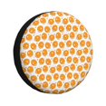 thumbnail image 1 of Bingfone Ping-Pong Table Tennis Racket for Spare Tire Cover Weatherproof Universal Wheel Protectors for RV Camper Travel Trailer SUV Truck-14 inch, 1 of 6