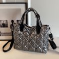 thumbnail image 3 of Bolso Informal para Mujer Bolso Invierno Ligero para Mujer Gran Capacidad (gris), 3 of 9