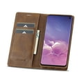 thumbnail image 2 of Compatible for Samsung Galaxy S10 Plus 6.4 Inch Wallet Case, Luxury PU Leather RFID Blocking Flip Case with Card Slots Holder Kickstand Magnetic Clasp Cover Soft Silicone Shockproof Folio Case,Brown, 2 of 14