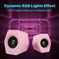 thumbnail image 4 of Restored Edifier G2000 32W PC Computer Speakers for Gaming Desktop PC Laptop Mac Computer Woofer Speakers Bluetooth USB 3.5mm AUX Inputs RGB Lights Multimedia Speakers (Refurbished), 4 of 7