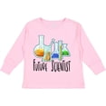 thumbnail image 3 of Inktastic Future Scientist with Beakers, Test Tubes and Formulas Boys or Girls Long Sleeve Toddler T-Shirt, 3 of 5