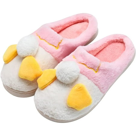

CoCopeaunt Women s Warm Cozy Plush Home Slippers Fluffy Furry Closed Winter Shoes Indoor Outdoor Slide Slipper