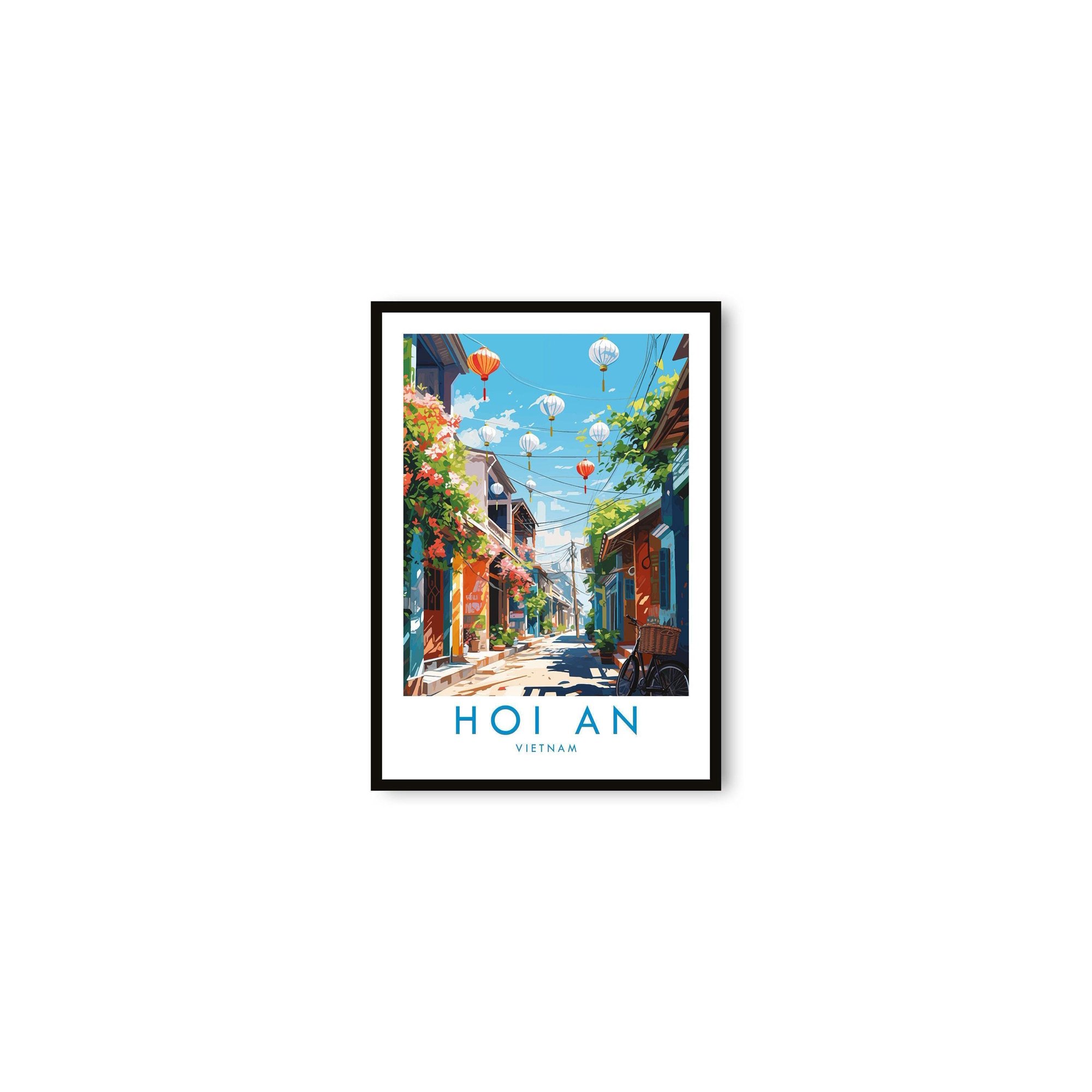 Hoi An Vietnam Travel Giclée Fine Art Print Home Decor Office Wall Art Living Room Decor, Paper Poster Only