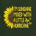 thumbnail image 5 of Wild Bobby, I'm Sunshine Mixed With A Little Hurricane , Inspirational/Christian, Men Graphic Tee, Forest Green, Large, 5 of 5