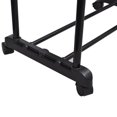 thumbnail image 4 of vidaXL Clothes Rack Set of 2 Black, Silver Stainless Steel, PP Plastic, 4 of 6