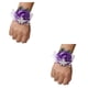 thumbnail image 2 of Ramillete de muñeca de rosa Inteprter ligero elástica cómoda N8 morado 2Conjunto, 2 of 6