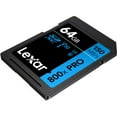 thumbnail image 2 of Lexar 64GB High-Performance 800x PRO UHS-I SDXC Memory Card (BLUE Series), 2 of 5