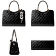 thumbnail image 2 of Bolso TIBES Bolso de charol brillante para mujer, 2 of 7