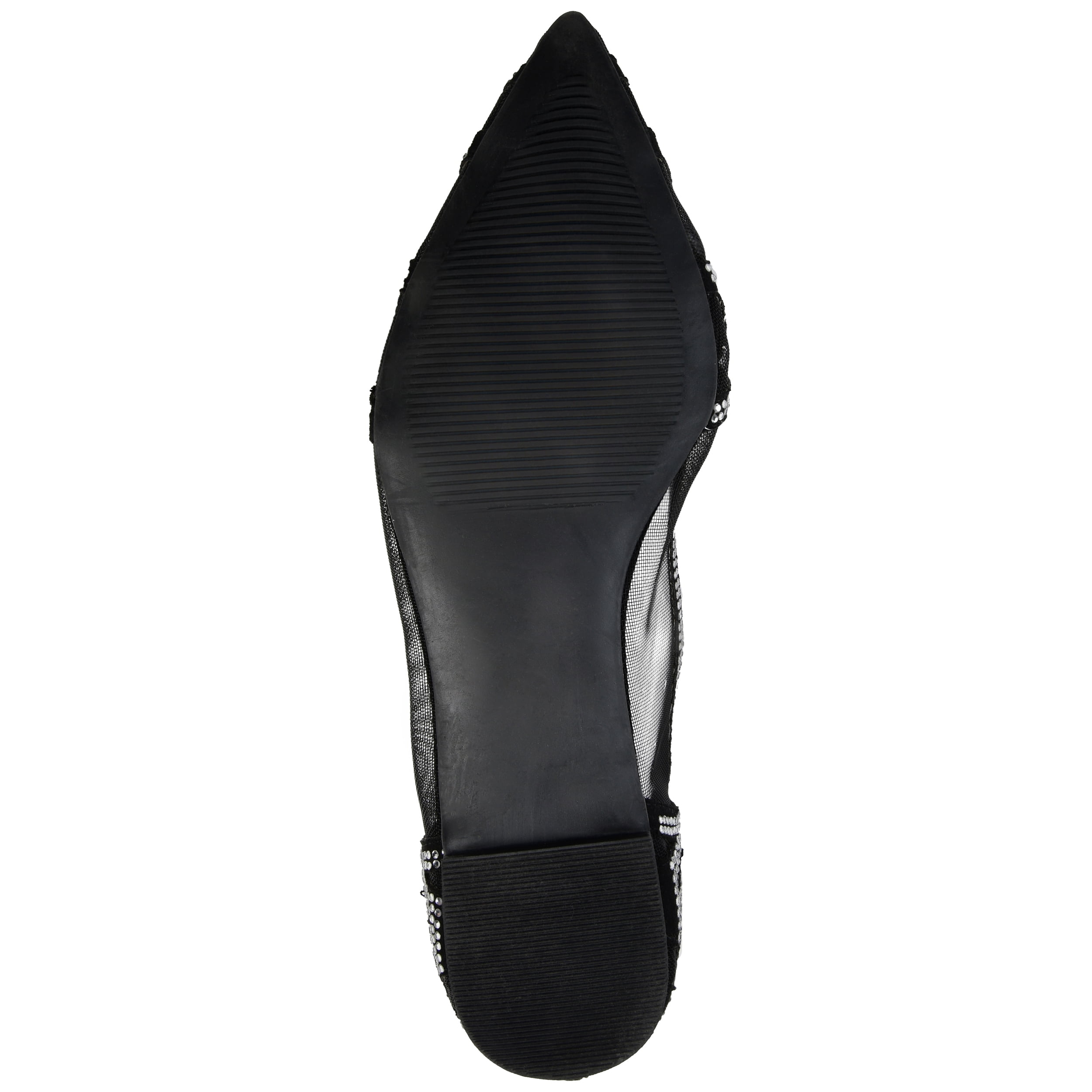 Journee Womens Batavia Slip On Pointed Toe Ballet Flats, Widths Available