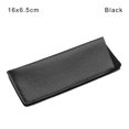 thumbnail image 1 of Portable Eyewear Accessories Waterproof Soft Leather Glasses Protective Case Sun Glasses Pouch Sunglasses Case Box Reading Glasses Bag Case BLACK 16X6.5CM, 1 of 8