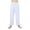 White, variant on YM YOUMU Kids Kung Fu Pant Unisex Stretchy Elastic Waist Taichi Martial Arts Practice Trousers