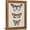 Butterfly, variant on Vintage Gold Framed 3 Wise Monkeys Canvas Wall Art Don't Listen Don't Look Don't Talk Boy Room Painting Picture Wall Decor Retro Animal Poster Print Artwork for Living Room Bedroom Home Decoration