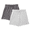 Charcoal Grey Heather/ Light Grey Heather, variant on Wonder Nation Boys Knit Shorts, 2-Pack, Sizes 4-18 & Husky
