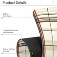 thumbnail image 4 of Yayeee Faucet Mat for Kitchen Sink 14.7" Diatomite Long Splash Guard Pad, Cream Plaid, 4 of 7