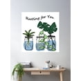 thumbnail image 2 of Rooting For You - Plant Design For Encouragement Poster Wall Art, Modern Wall Decor For Living Room Bedroom, 16x16 UNFRAMED, 2 of 3