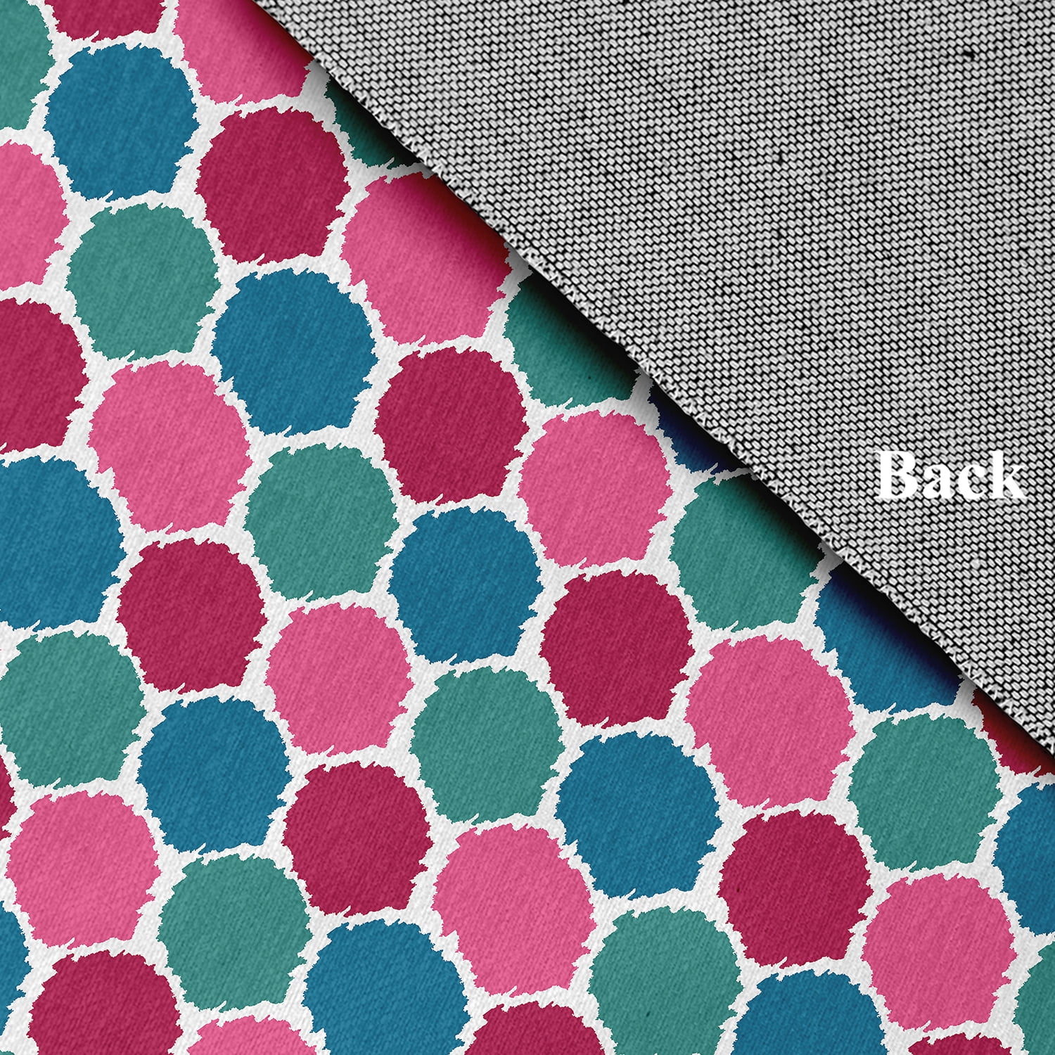 Simply Daisy 2' x 3' Fuschia Geometric Rug