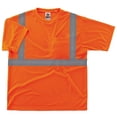 thumbnail image 1 of Ergodyne Glowear 8289 Safety T-Shirt, High Visibility Polyester, Ansi-Compliant Reflective, Chest Pocket, Type R, Class 2, 1 of 5