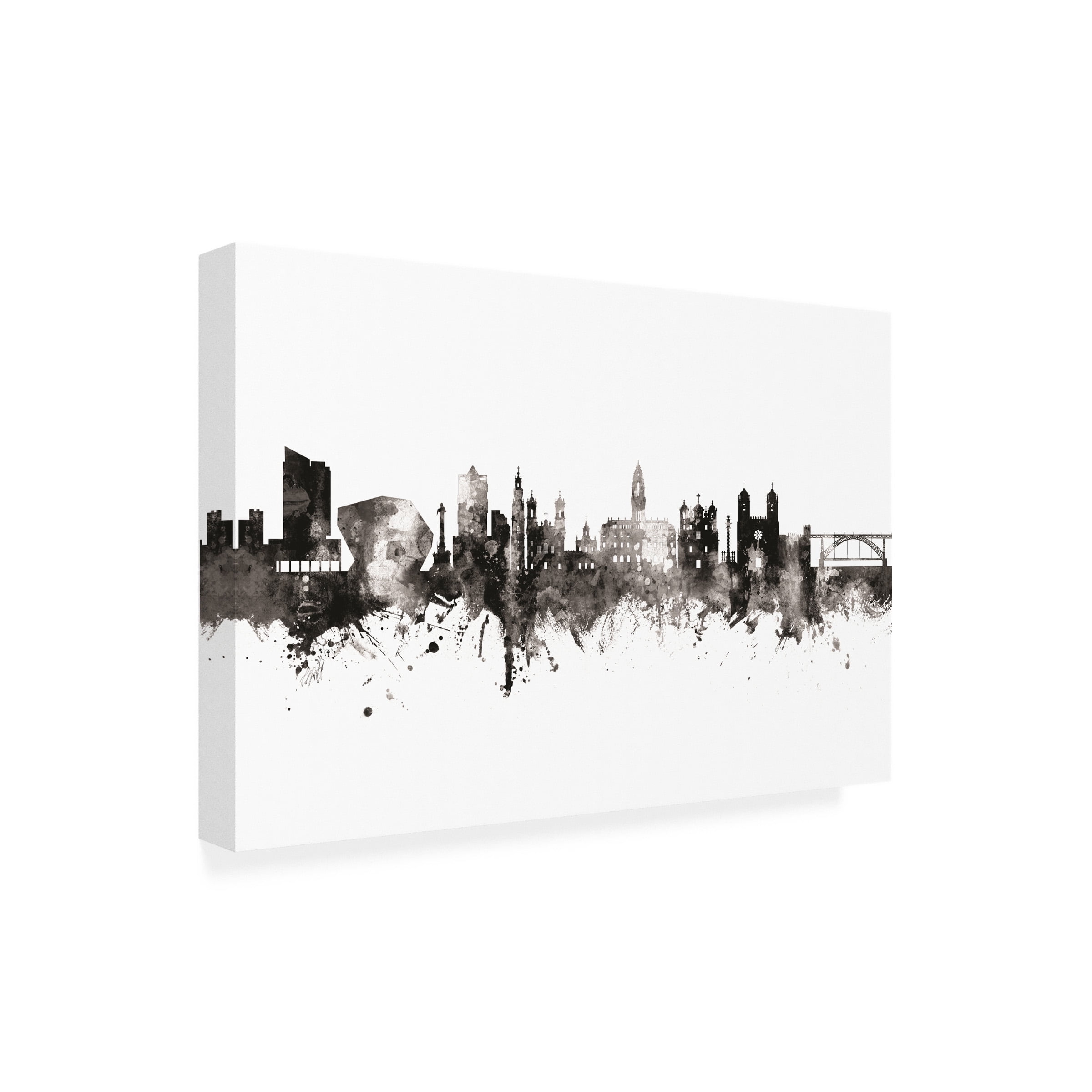 Michael Tompsett 'Porto Portugal Skyline' Canvas Art