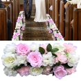 thumbnail image 2 of pitrice Faux Roses Artificial Flower Backdrop Home Backdrop Bridal Decor Wedding flower Office Bouquet Decoration, 2 of 8
