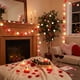 thumbnail image 1 of Luces De Cadena De Plástico Guirnalda de luces decorativas con forma de corazón de 2 m, funciona con pilas, ideal para fiestas, bodas y San Valentín (1 unidad) JASKFLY, 1 of 6