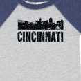 thumbnail image 4 of Inktastic Cincinnati Skyline Grunge Boys or Girls Baby Bodysuit, 4 of 5